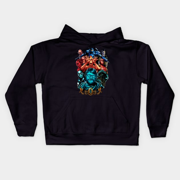 Del Toro Tribute Kids Hoodie by Pink Bulldog Store 